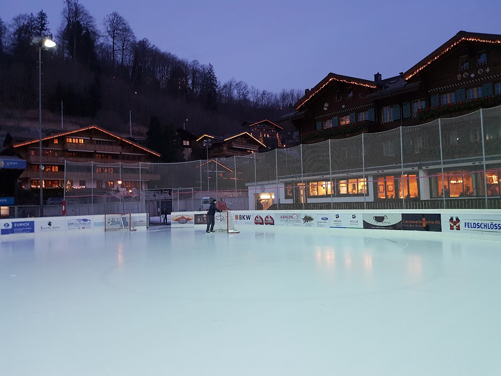 Eisbahn Gstaad &agrave; Gstaad