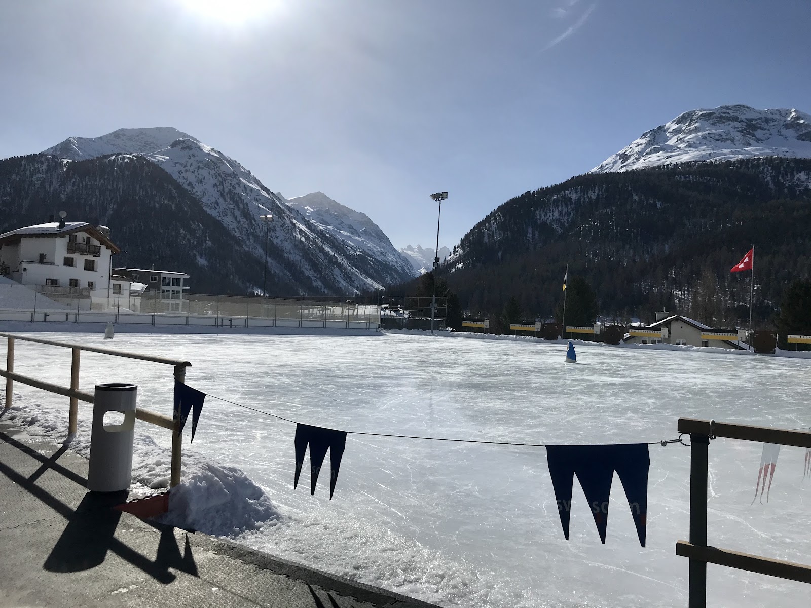 Eisbahn Pontresina &agrave; Pontresina