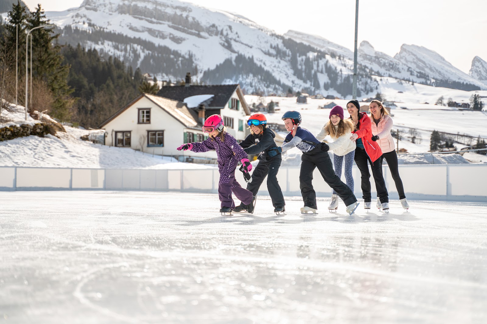 Eisbahn Wildhaus &agrave; Wildhaus