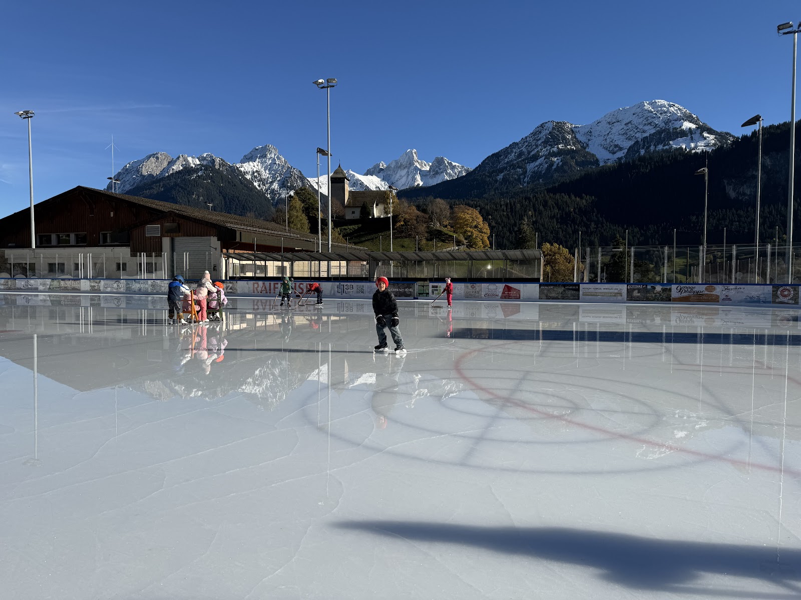 Patinoire de Château-d'Œx &agrave; Château-d'Œx
