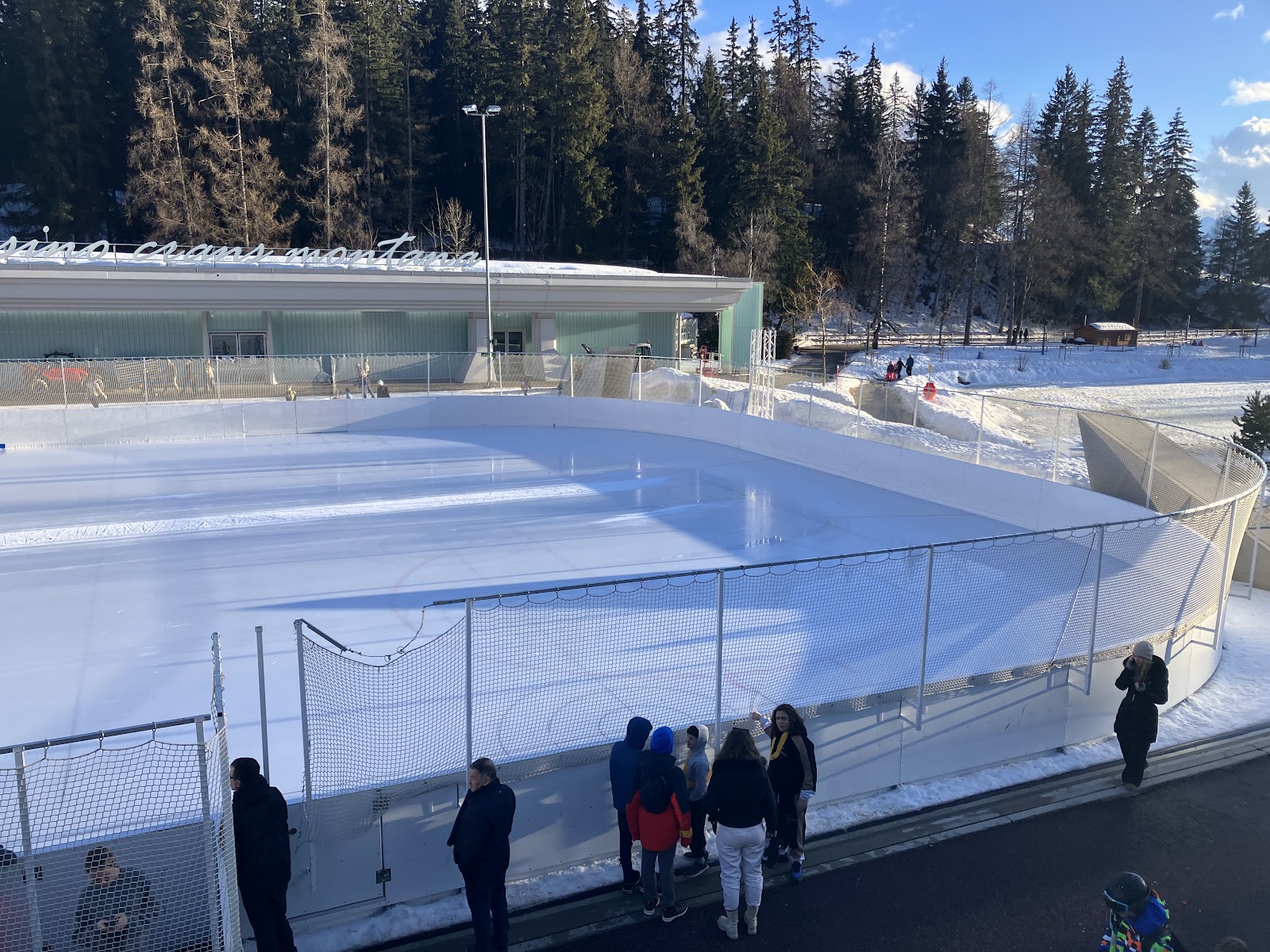 Patinoire d'Ycoor &agrave; Crans-Montana