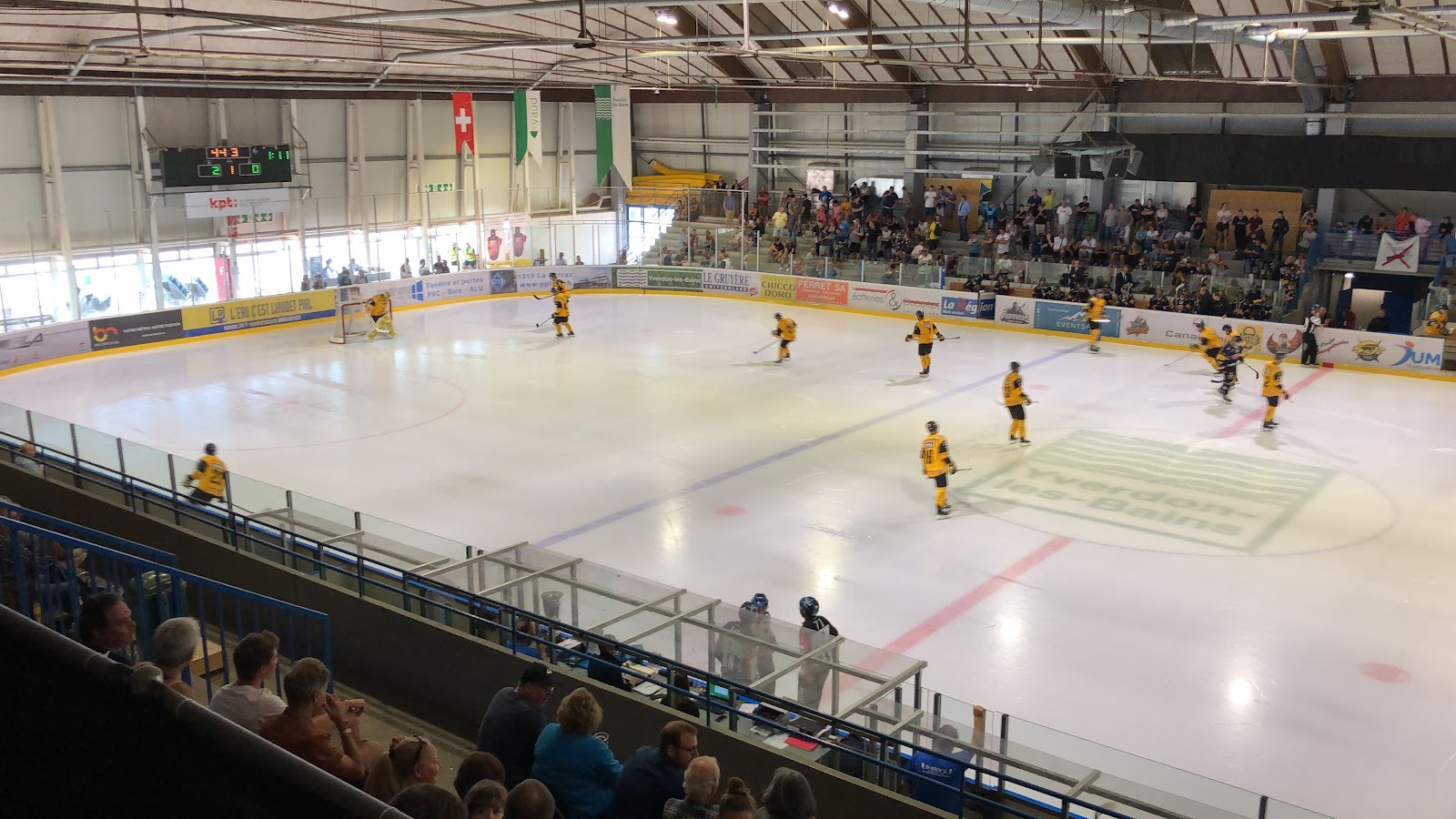 Patinoire d'Yverdon &agrave; Yverdon-les-Bains